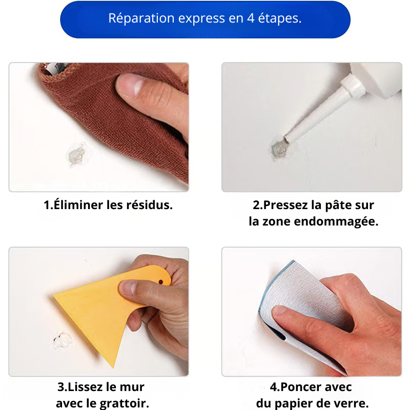 Rénovix Réparer vos murs en express.